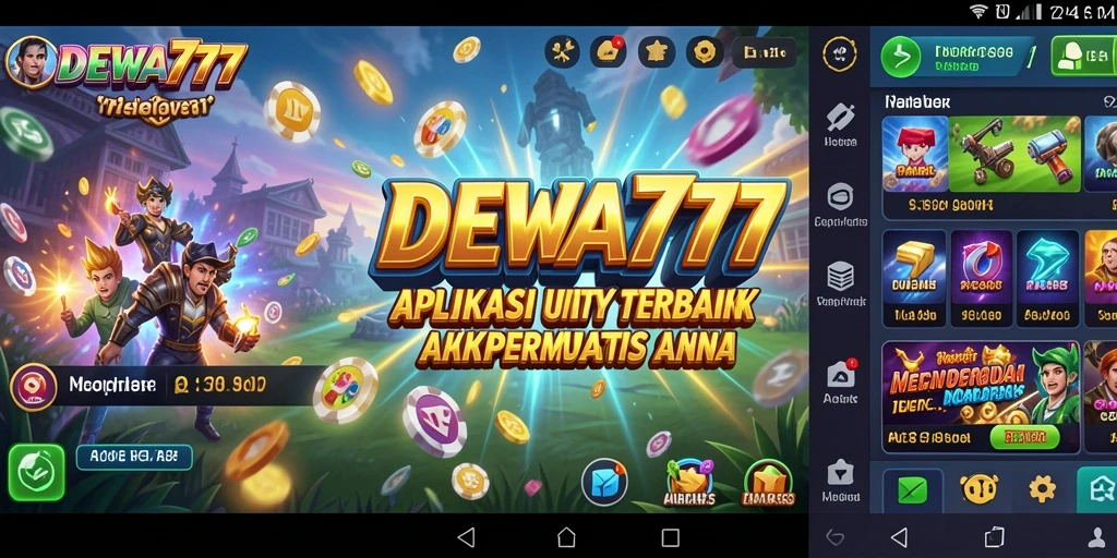 Tampilan utama DEWA777 dengan fitur utama untuk produktivitas.