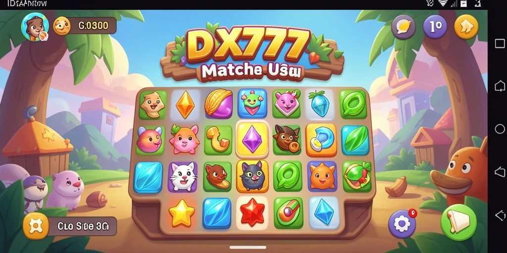 Tampilan gameplay seru dan penuh warna di IDX777.