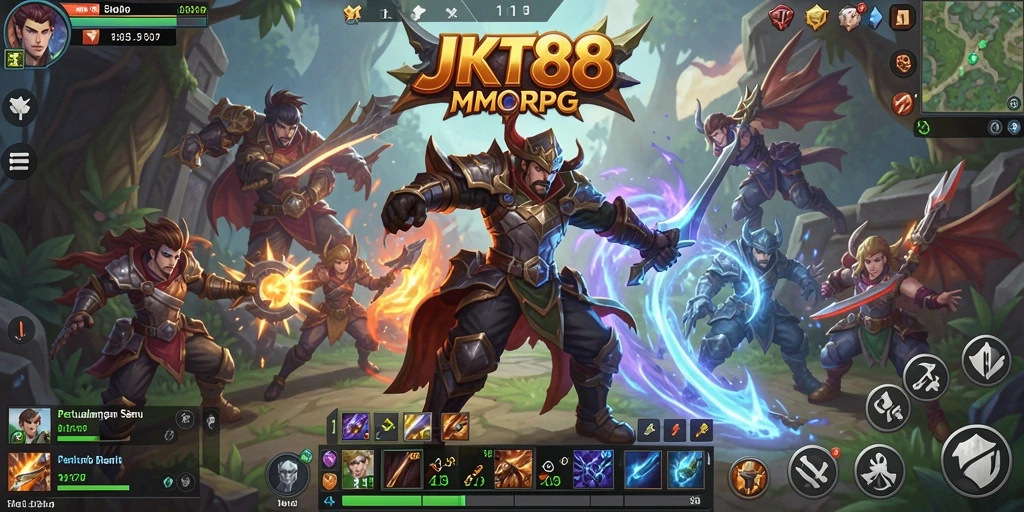 Tangkapan layar gameplay JKT88 dengan grafis menakjubkan.