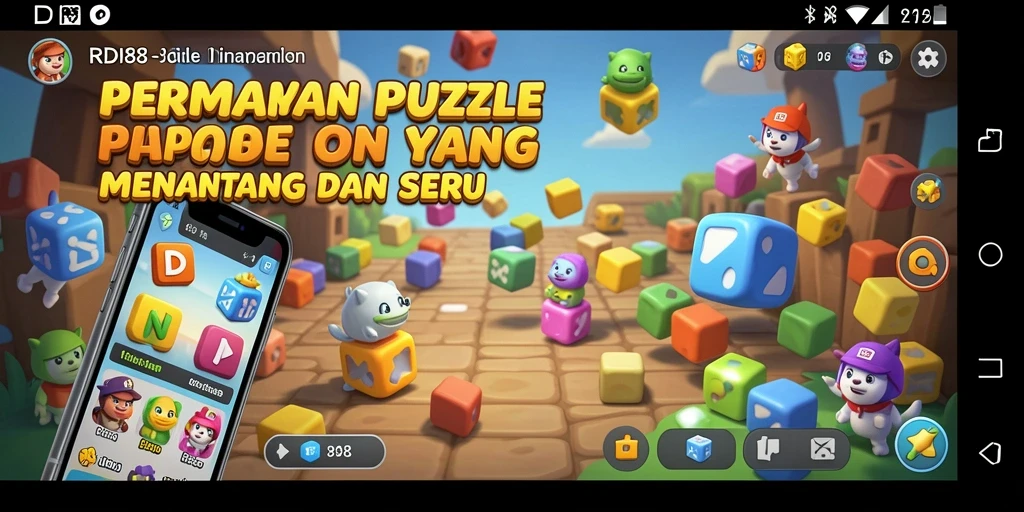 Tampilan gameplay RDI88 yang penuh tantangan Puzzle.