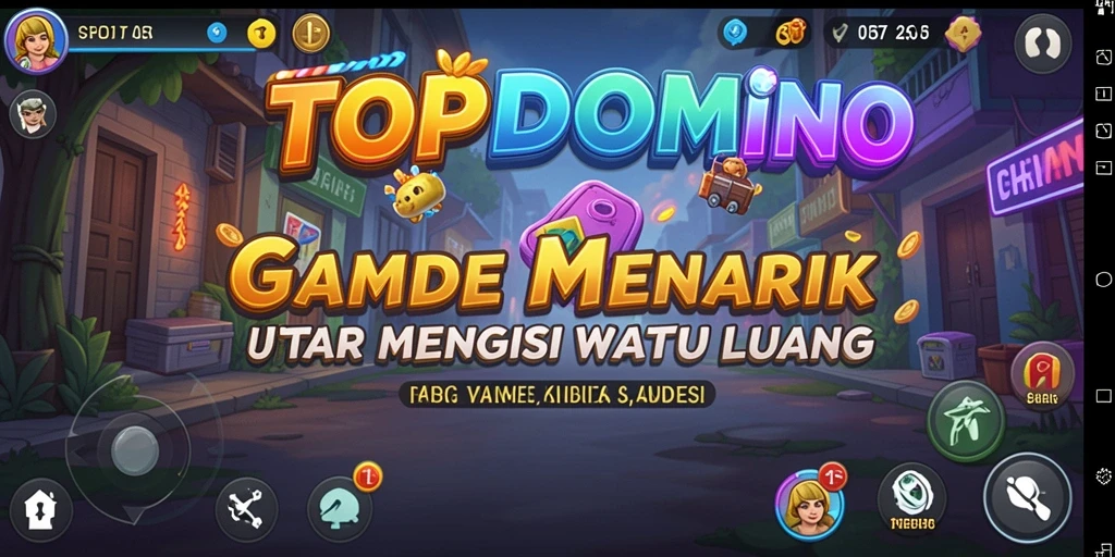 Tampilan gameplay <strong>TOPDOMINO</strong> yang seru dan adiktif dalam mode Idle.