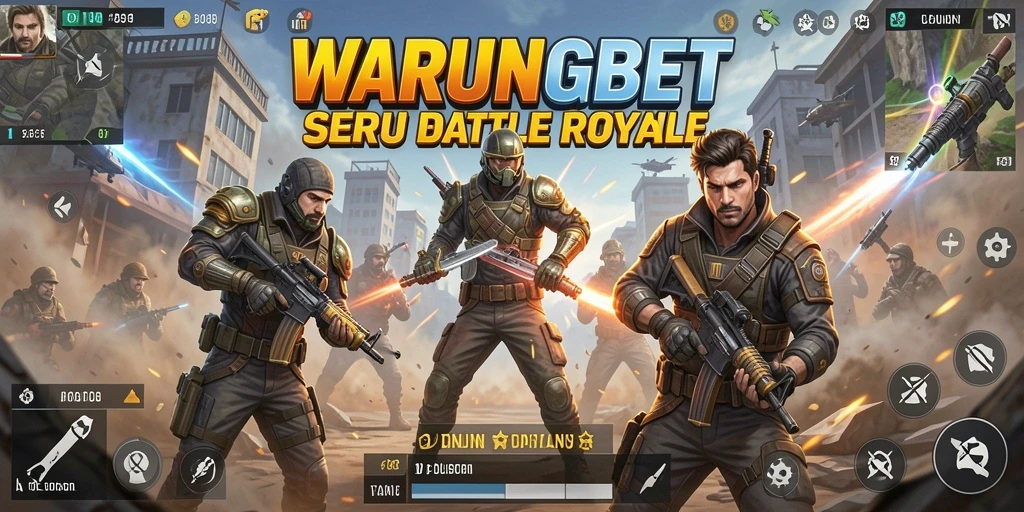 Tampilan gameplay seru di arena pertempuran WARUNGBET.
