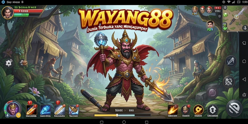 Tangkapan layar utama dari gameplay Open World yang menakjubkan di WAYANG88.